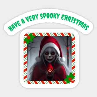 Have a very spooky Christmas Sticker